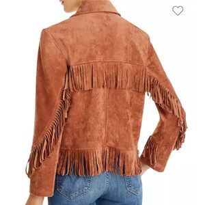 BB DAKOTA - Fringed Faux-Suede Jacket - BRAND NEW WITH TAGS